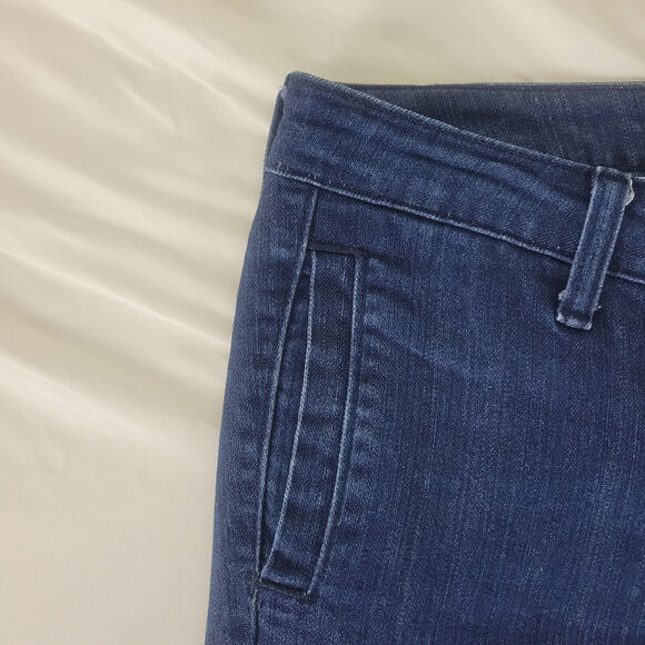 Old Navy Jeans Womens 8 Blue Low‎ Rise The Diva Straight Leg Dark Wash Denim - Picture 11 of 13